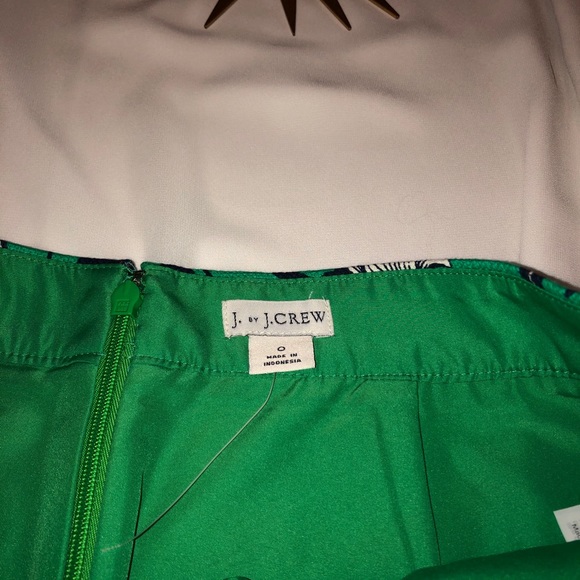 Pencil Skirt, Basketweave, Kelly Coral Print - Picture 3 of 6